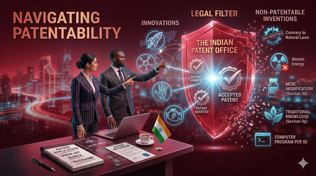 Inventions not patentable
